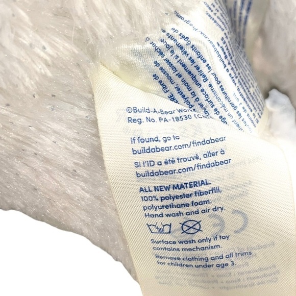 Build A Bear Glisten Reindeer Candy Cane Antlers Plush 2018 Stuffed Animal 15” - Picture 7 of 11